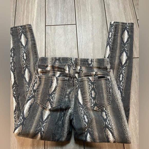 Joe's Jeans Womens 24 The Icon Mid Rise Skinny Ankle Brown Snake Print #702 - Picture 6 of 6
